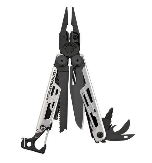 Leatherman SIGNAL BLACK & SILVER Мультитул с чехлом #1