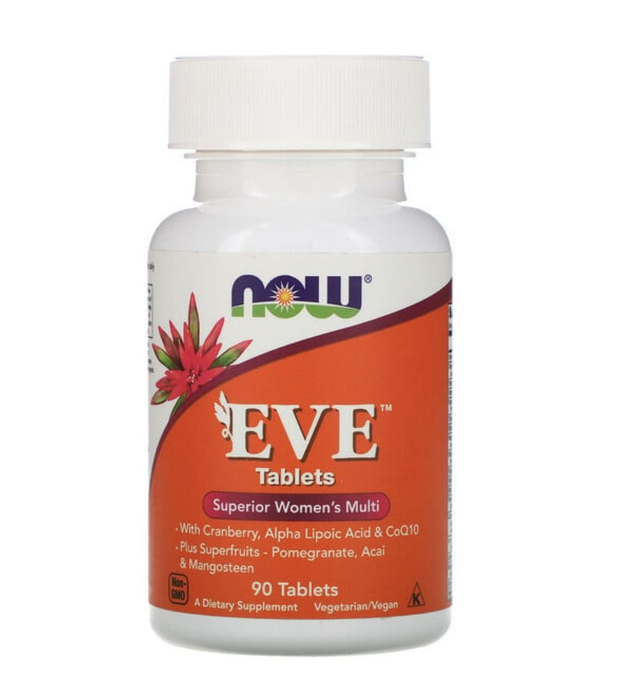 Now Foods EVE 90 tab / витаминный комплекс для женщин Ева 90 таб #1
