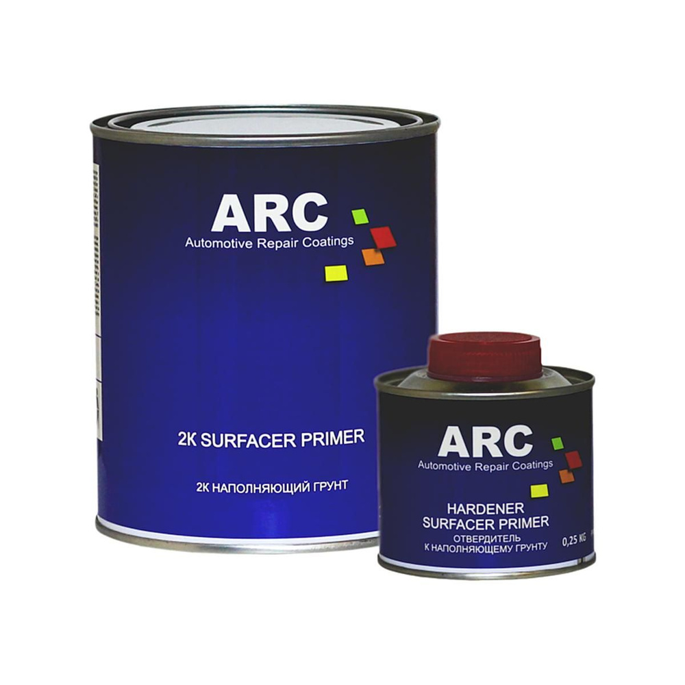 ARC 2K Primer Surfacer 4+1 Грунт наполняющий (черный) 1 кг. с отвердителем 0,25 кг.  #1
