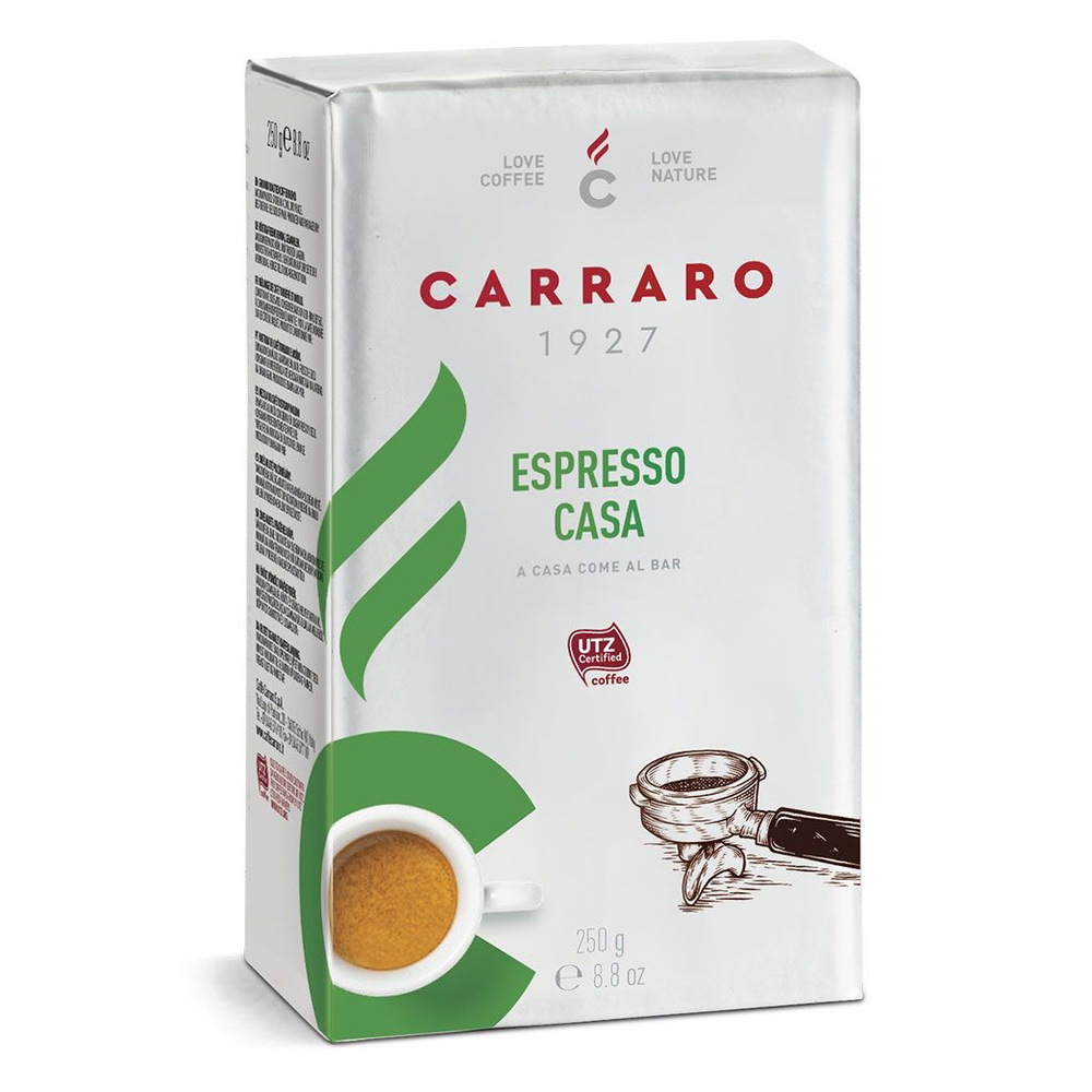 Кофе молотый Carraro Espresso Casa (Эспрессо Каза) 250г #1