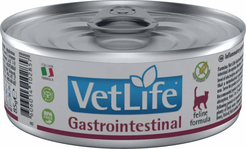 Консервы Farmina Vet Life Natural Diet Cat Gastrointestinal, Фармина Вет Лайф Гастроинтестинал. диетический, #1