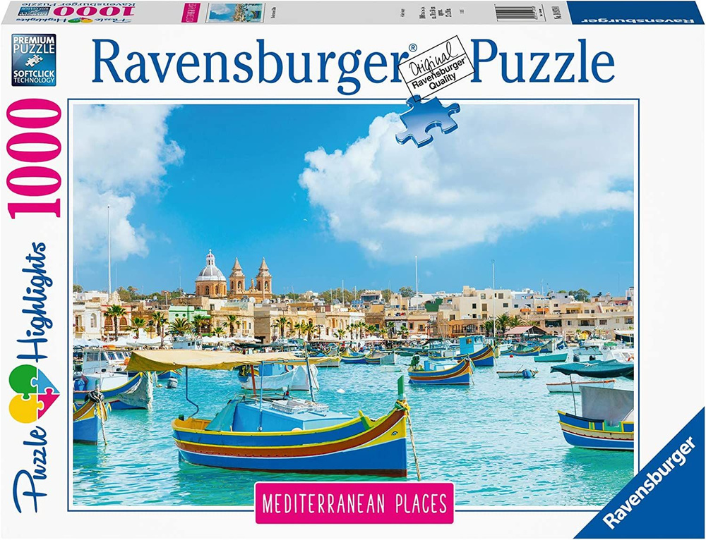 Ravensbuger Пазл 1000 деталей Средиземноморская Мальта #1