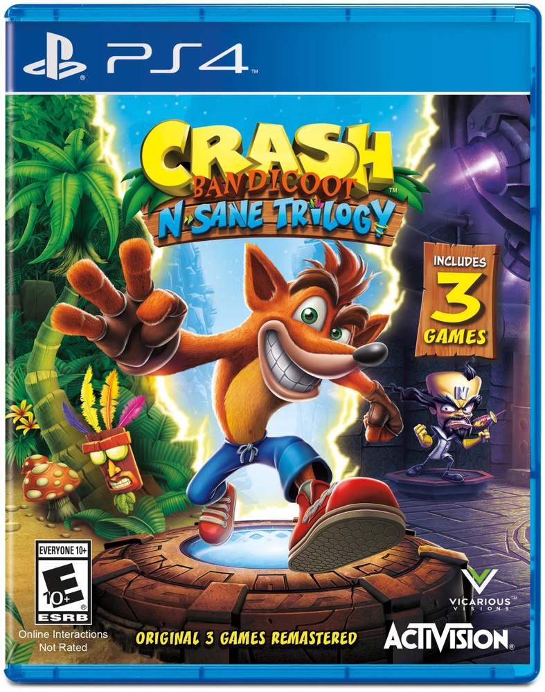 Игра Crash Bandicoot N-Sane Trilogy (PlayStation 4, Английская версия) #1