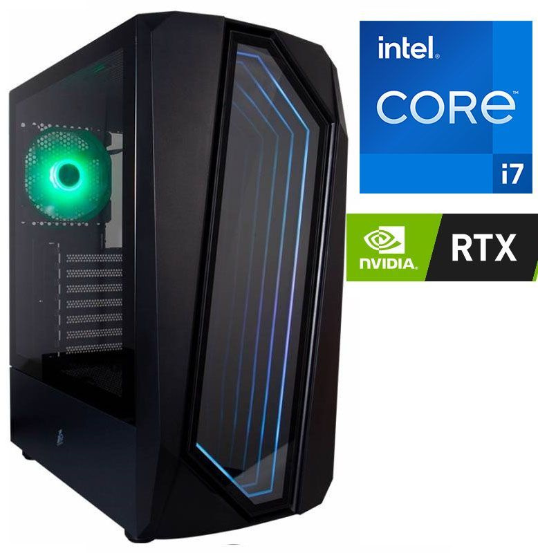 Intel Системный блок Игровой компьютер 1796 (Intel Core i7-12700F, RAM 32 ГБ, SSD 2000 ГБ, NVIDIA GeForce #1