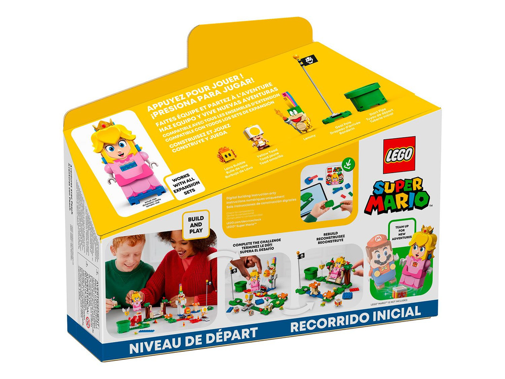 Конструктор LEGO Super Mario Приключения вместе с Пич, 354 детали, 6+, 71403  #1