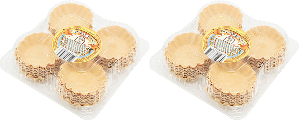 Тарталетки Валдайский жемчуг для салатов 4 г х 32 шт, комплект: 2 упаковки по 130 г  #1