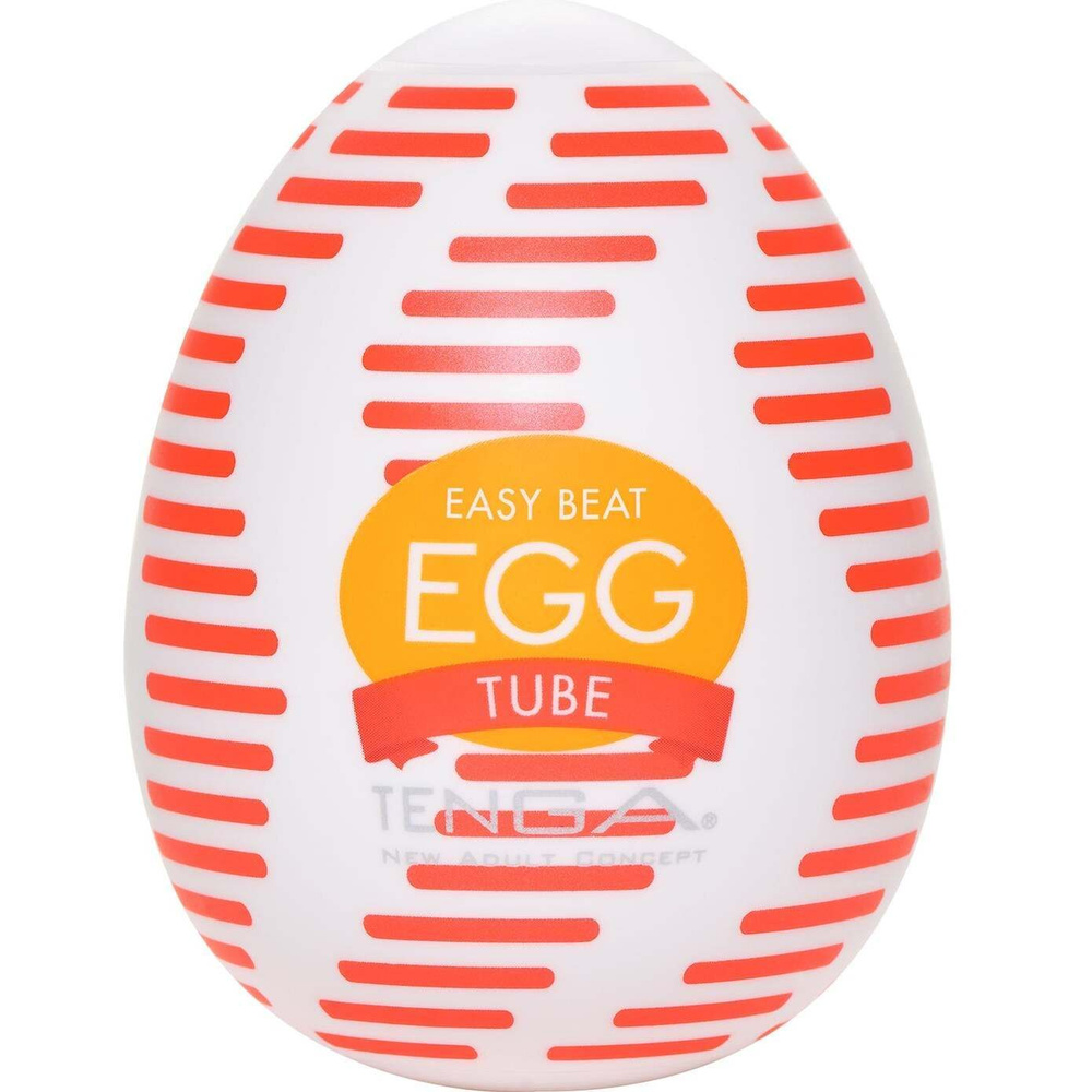 Мастурбатор TENGA EGG Wonder TUBE одноразовый рельефный стимулятор яйцо тенга с пробником лубриканта #1