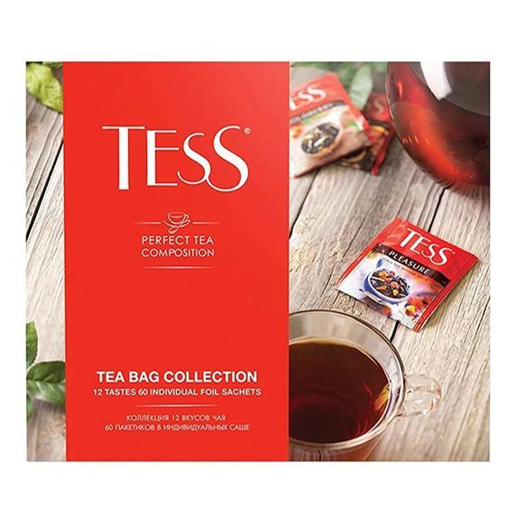 Чай ассорти Tess Tea bag collection в пакетиках 1,7 г х 60 шт #1