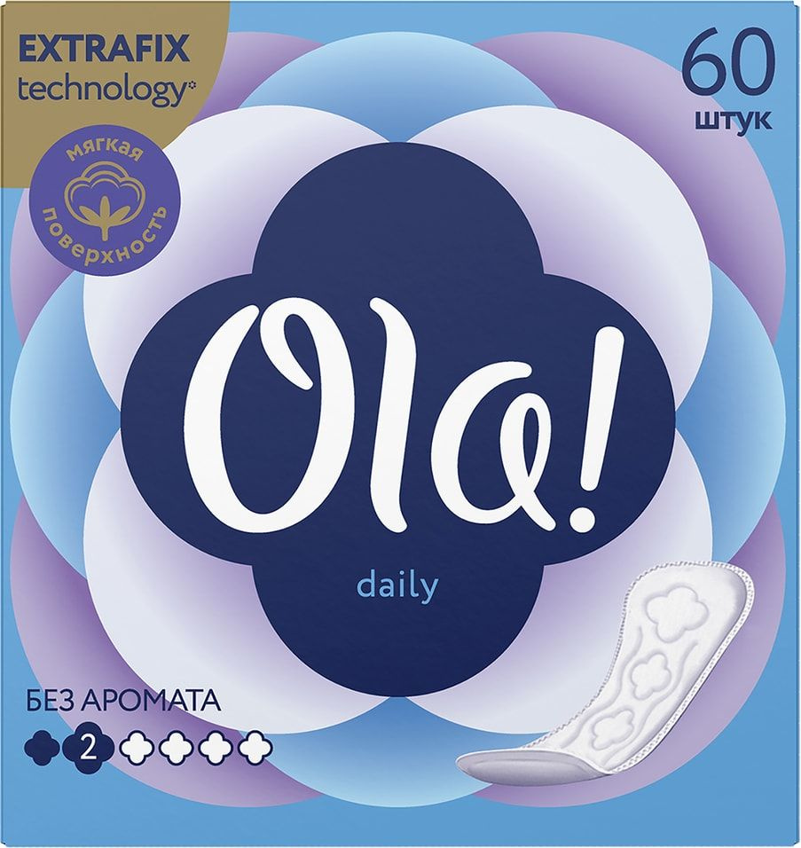 Прокладки Ola! Daily ежедневные 60шт х 2шт #1