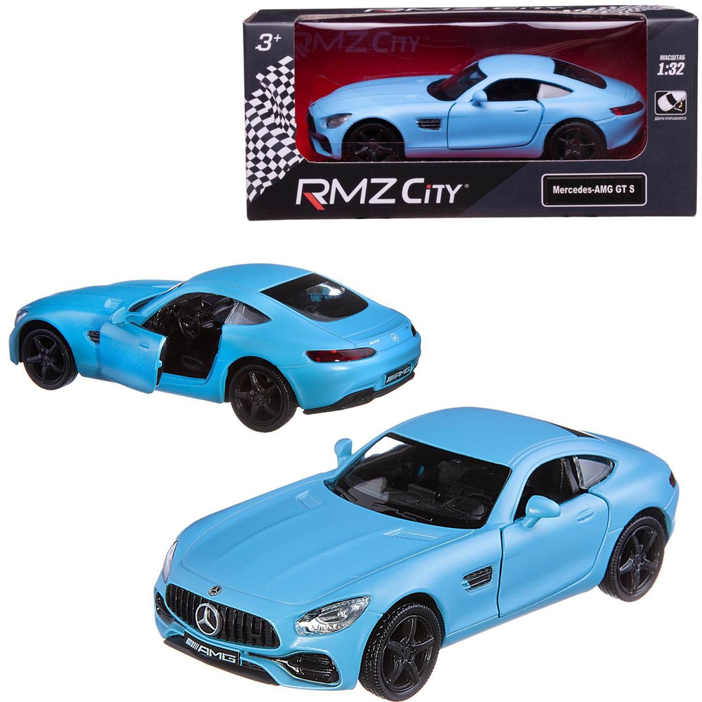 Машинка металлическая Uni-Fortune RMZ City 1:32 Mercedes-Benz GT S AMG 2018 #1