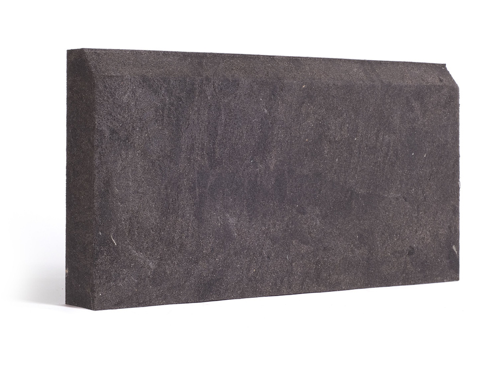 Бордюр тротуарный полимерпесчаный, 2 шт, Черный , 500х200х55 мм  #1