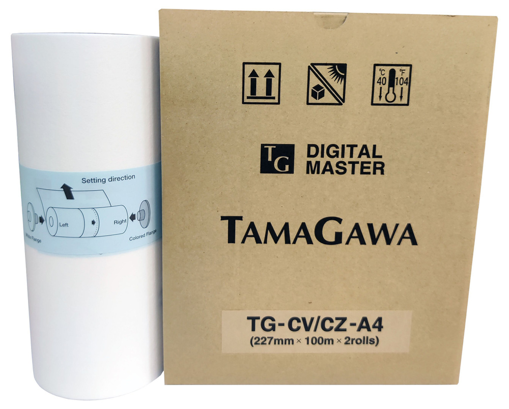 Мастер-пленка TamaGawa TG-CZ/CV A4 для цифровых дупликаторов Riso 2 рулона  #1