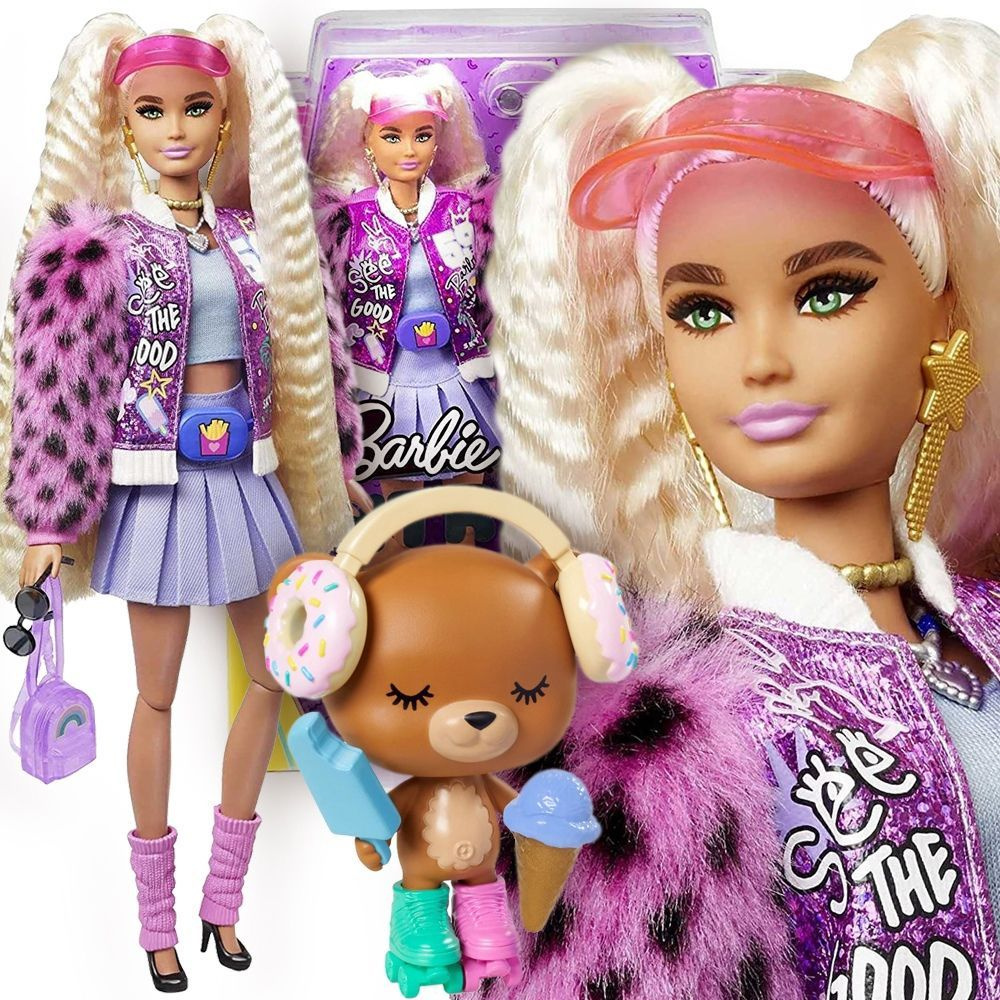 Кукла Барби Экстра - Блондинка с косичками (Barbie Extra Doll 2021 Blonde with Pigtails)  #1