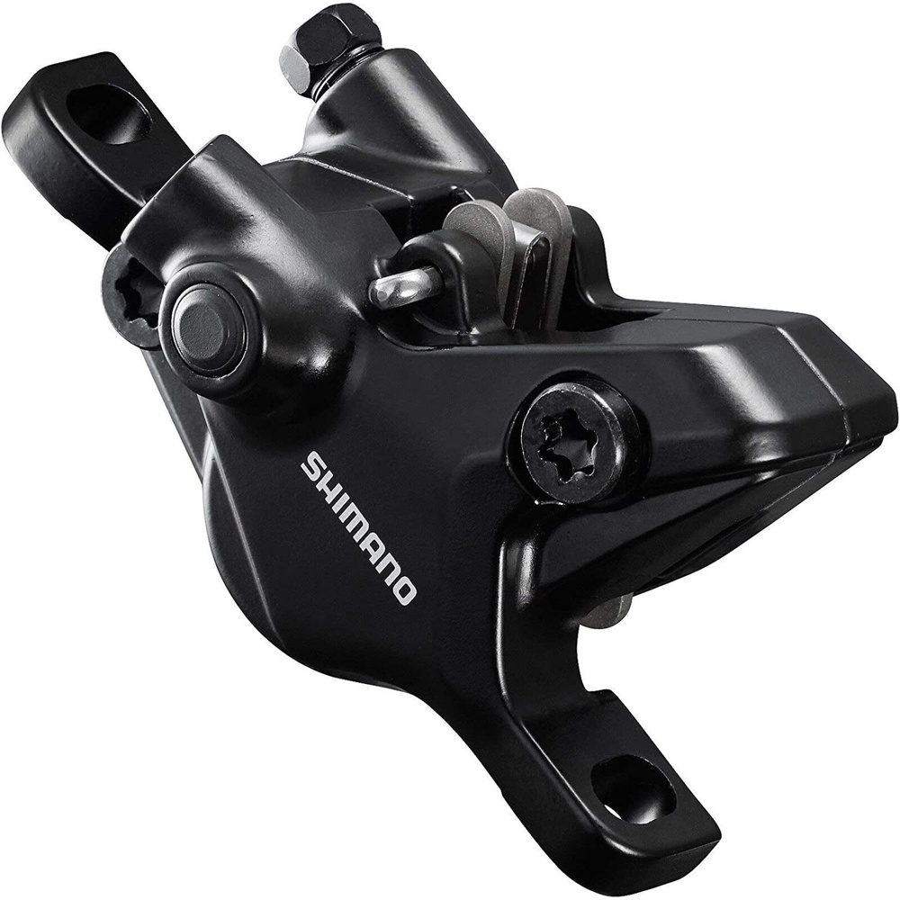 Калипер гидравлический Shimano MT410, Post Mount, полимерные колодки B01S, без кулера, без адаптера  #1