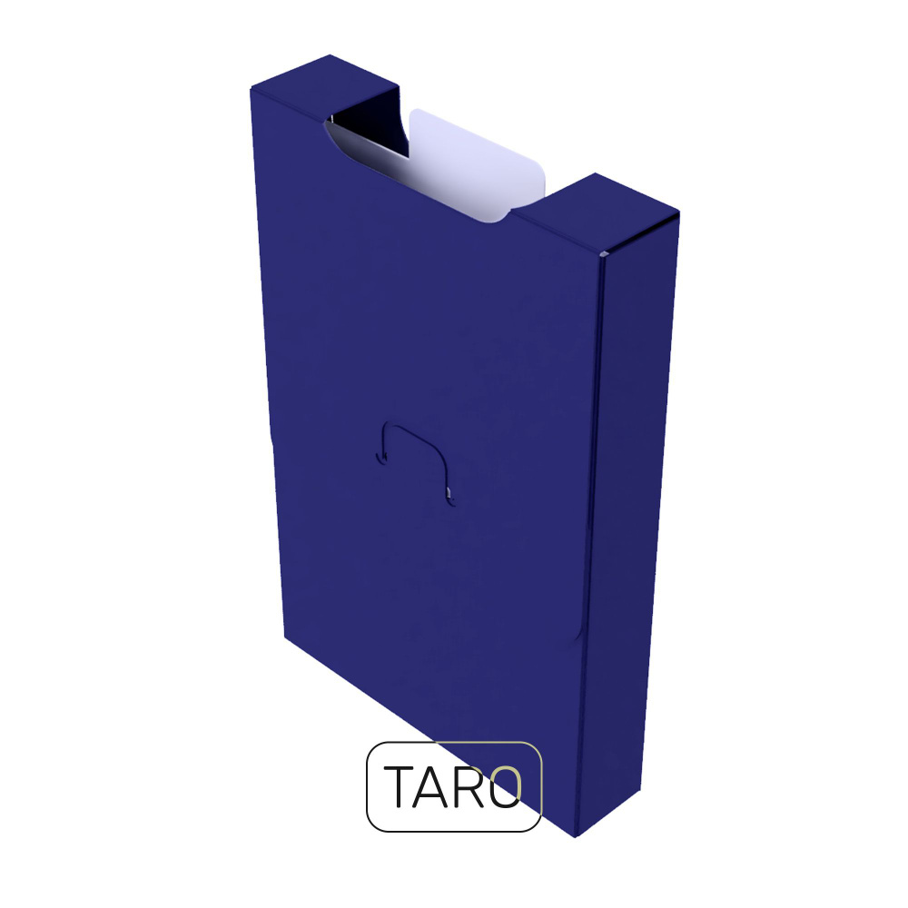 Картотека UniqCardFile Taro (синяя, 20 мм, 30+ карт) #1