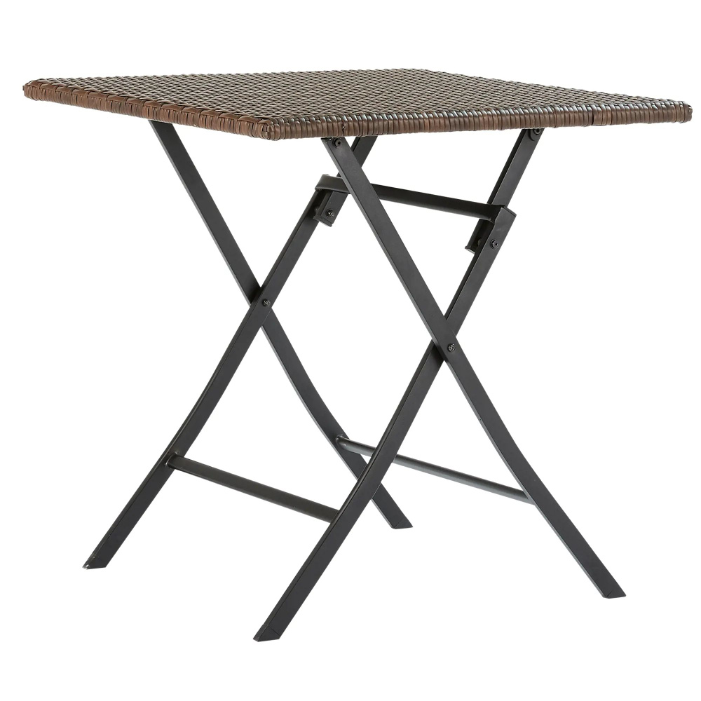 NATERIAL Складной стол для сада,Искусственный ротанг (пластик) 70х71.5 см  #1