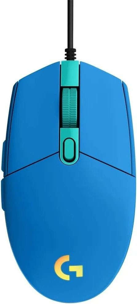 Мышь проводная Logitech G102 Lightsync, синий #1