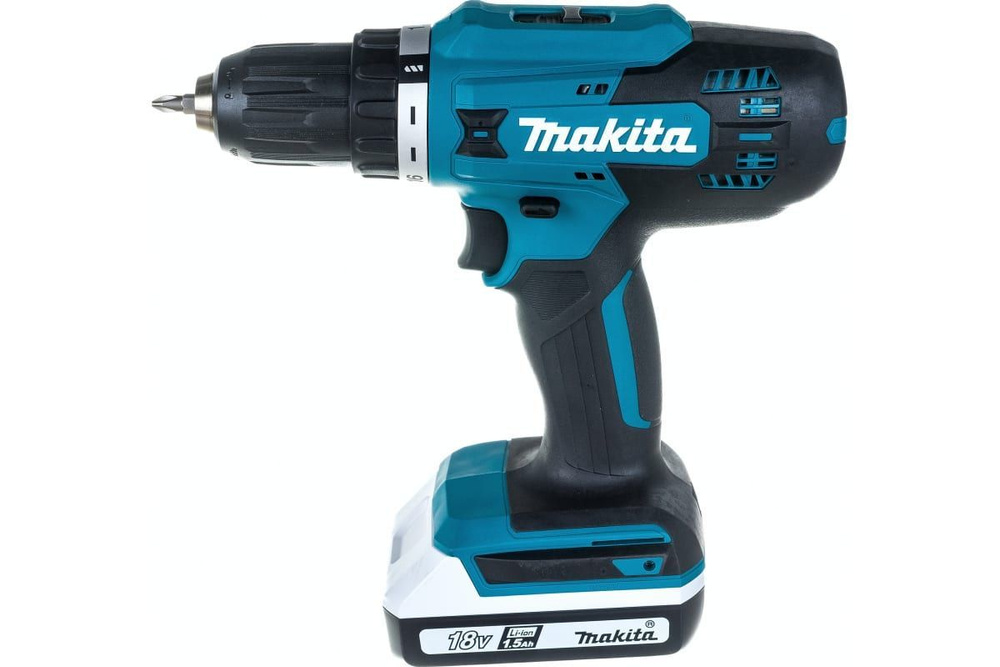 Аккумуляторная дрель-шуруповерт Makita DF488DWE #1