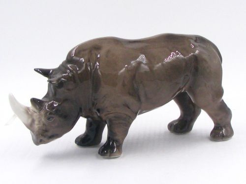 Фарфоровая статуэтка Носорог #1