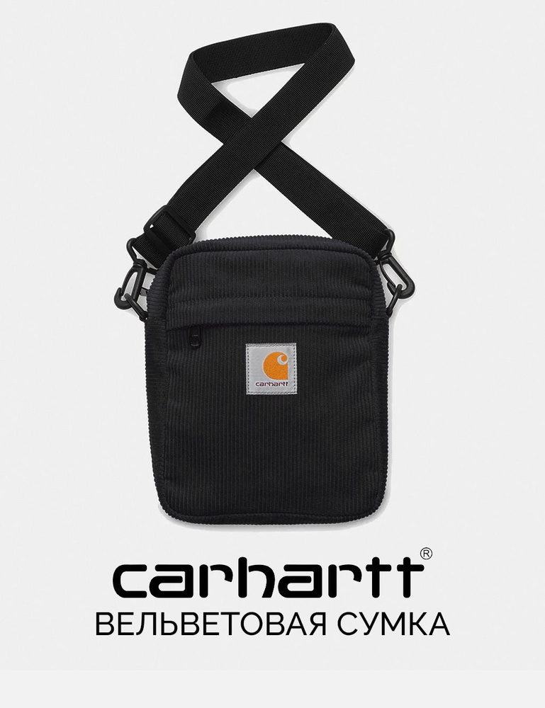 Вельветовая сумка Carhartt Corduroy Bag (Черный) #1