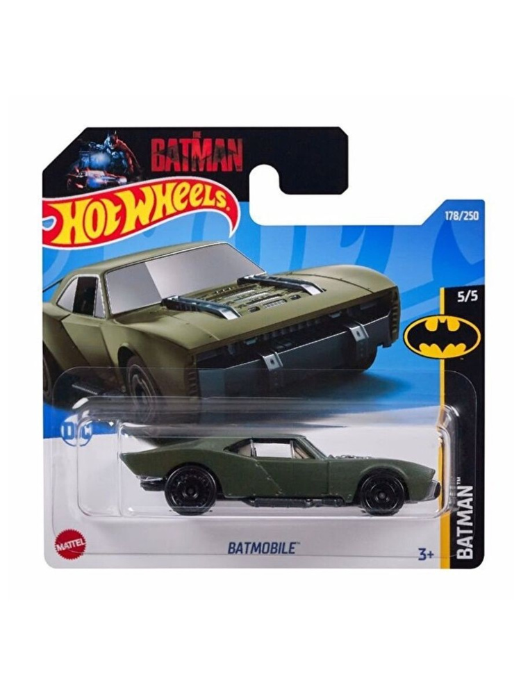 HCW62 Машинка металлическая игрушка Hot Wheels коллекционная модель BATMOBILE коричневый  #1