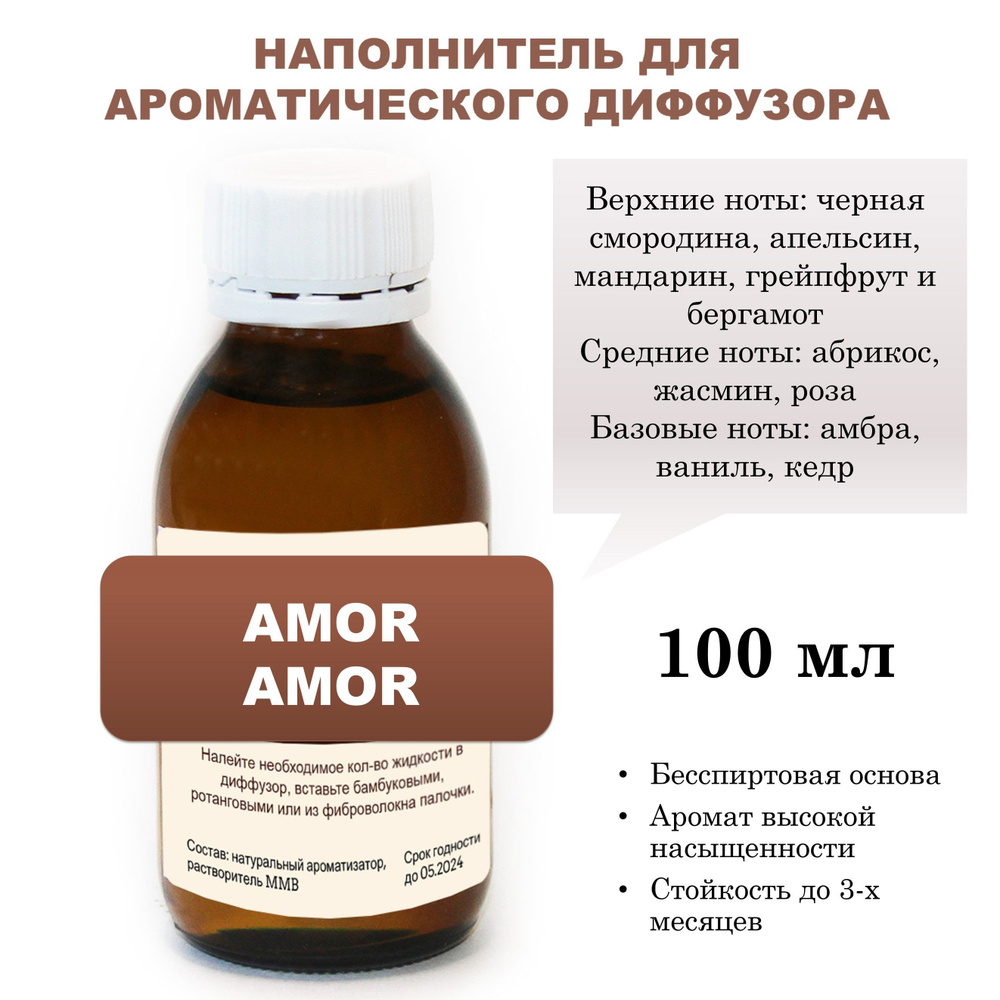 Наполнитель для ароматического диффузора - AMOR AMOR #1