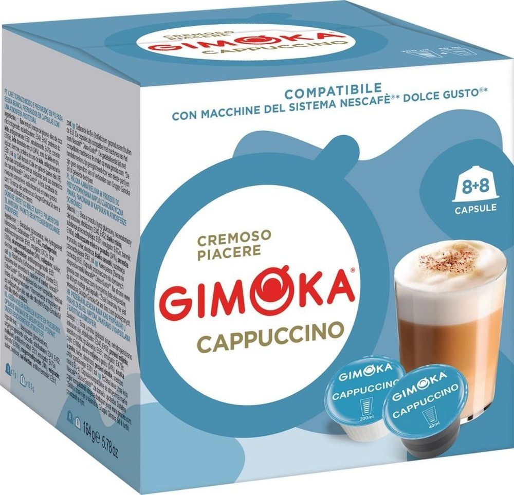 Кофе в капсулах Gimoka Dolce Gusto Cappuccino, 16шт #1
