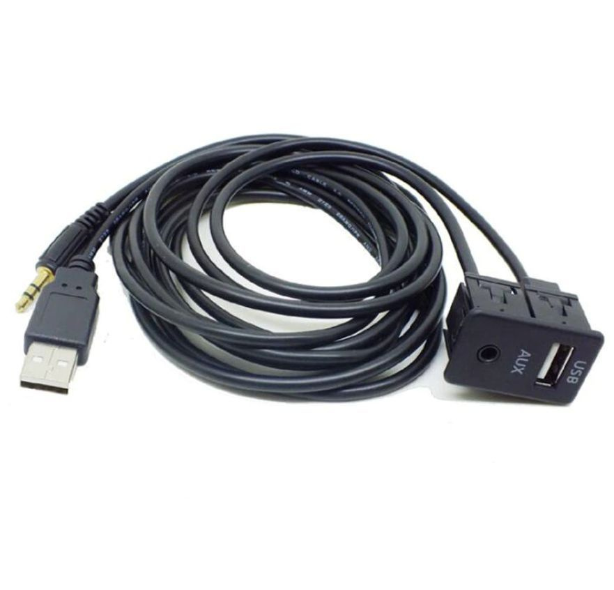 Удлинитель кабель AUX USB переходник 150см #1