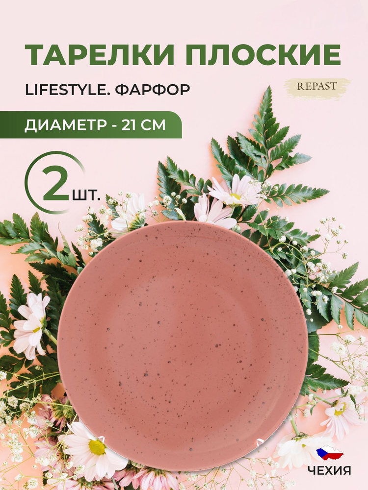 Тарелка Repast Lifestyle TERRACOTTA 21см (2шт) #1