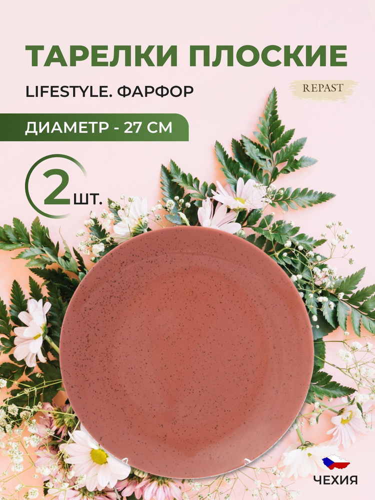 Тарелка Repast Lifestyle TERRACOTTA 27см (2шт) #1