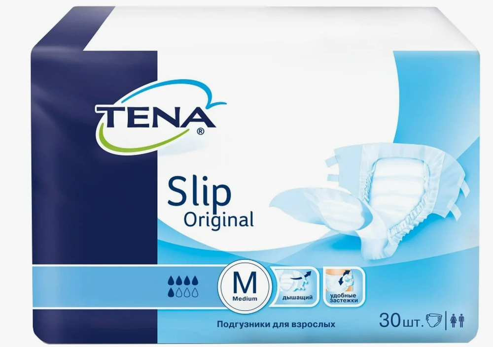Tena Slip Original подгузники для взрослых р.M, 30 #1