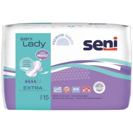 Урологические прокладки для женщин SENI LADY EXTRA, 15 шт. #1