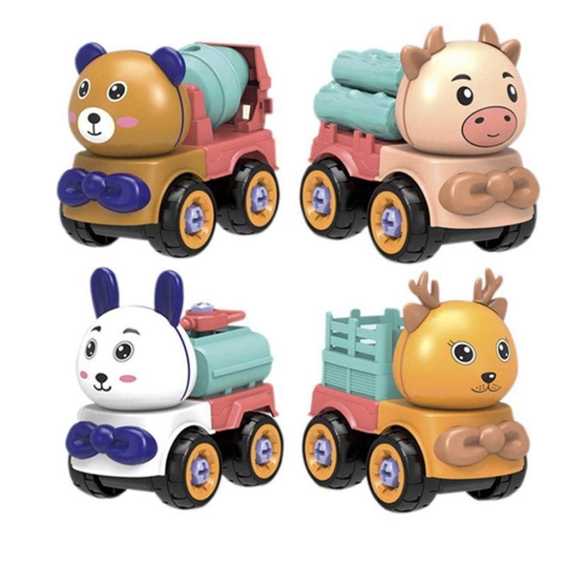 Конструктор машинки детские с отверткой 4 шт Набор машинок - купить с ...