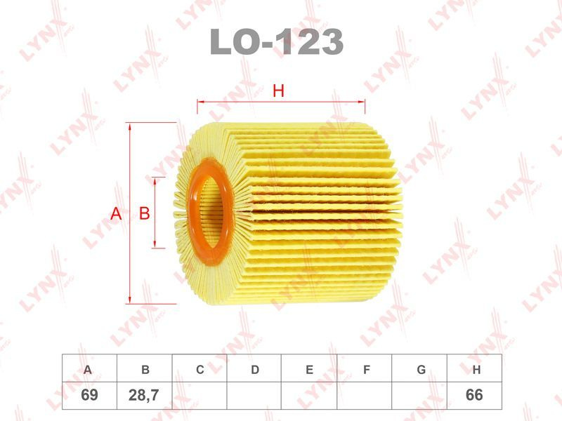 LO-123 Фильтр масляный TOYOTA/LEXUS 06- #1