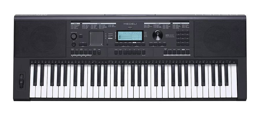 Синтезатор Medeli MK401 с активной клавиатурой, сенсорный тачпад, микшер, сэмплер, блок питания в комплекте. #1