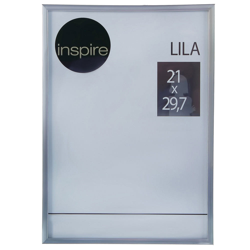 Рамка Lila 21x29.7 см цвет серебро #1