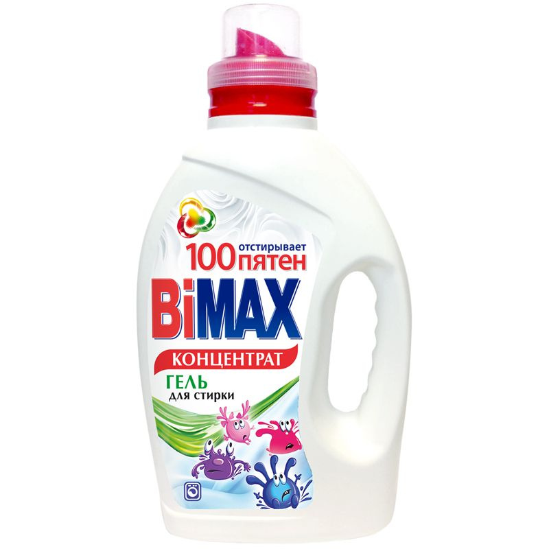 Гель для стирки BiMax 100 Пятен, 1,3 л #1