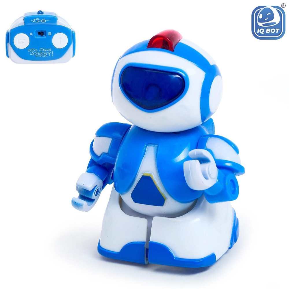 Робот радиоуправляемый Минибот, световые эффекты, цвет синий  #1