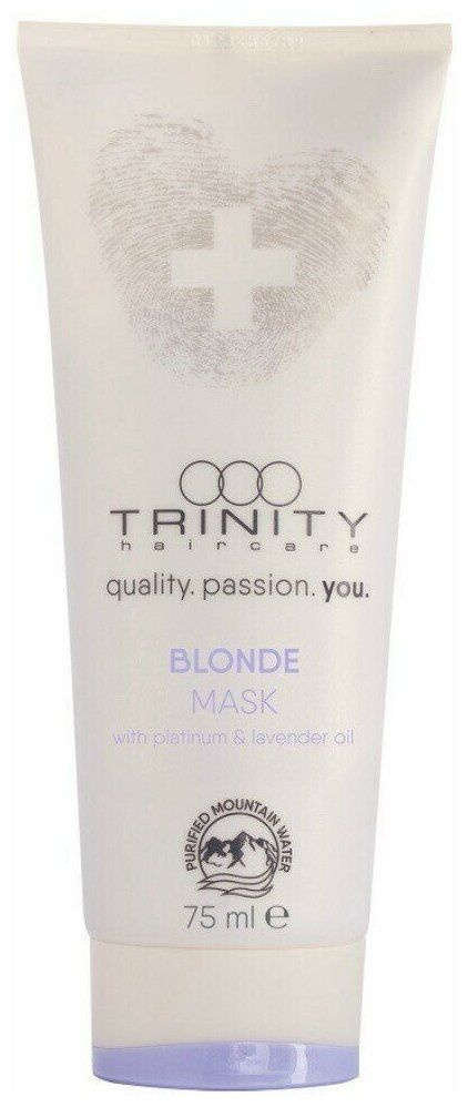 Trinity Care Essentials Blonde Mask - Тринити маска для окрашенных и осветленных волос 75 мл  #1