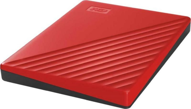 Western Digital 2 ТБ Внешний жесткий диск (WDBYVG0020BRD-WESN Red), красный  #1