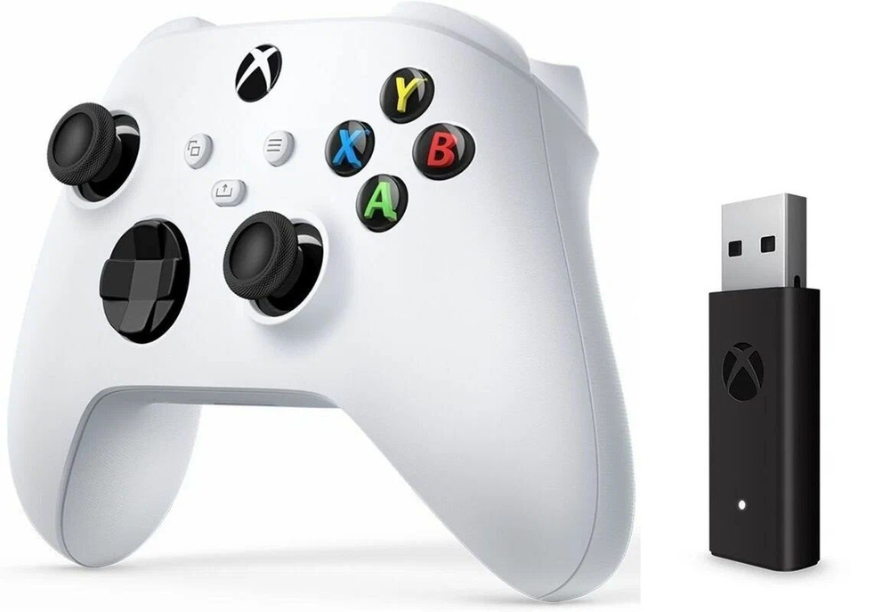 Геймпад Microsoft беспроводной Series S / X / Xbox One S / X Wireless Controller Robot White (Model: #1