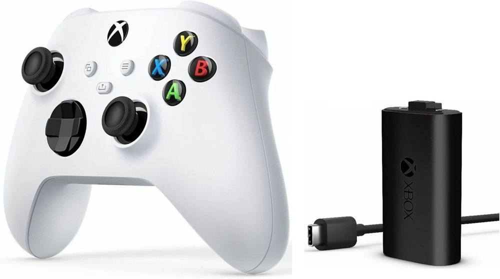 Геймпад Microsoft беспроводной Series S / X / Xbox One S / X Wireless Controller Robot White (Model: #1