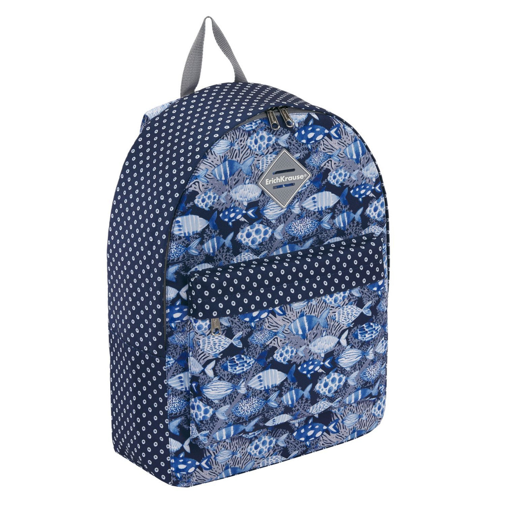 Рюкзак ErichKrause EasyLine 17L Fish and Dots #1