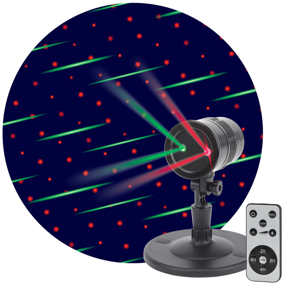 ENIOP-01 ЭРА Проектор Laser Метеоритный дождь мультирежим 2 цвета, 220V, IP44  #1