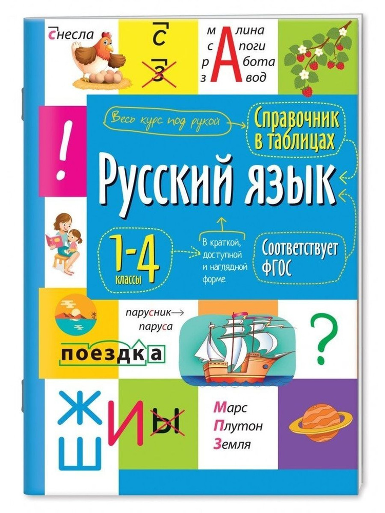Справочник в таблицах для начальной школы. 1-4 классы. Русский язык  #1
