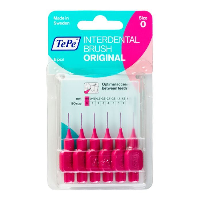 Межзубные ершики TePe Interdental Brush розовые #1