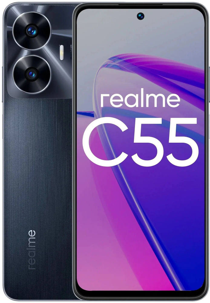 realme Смартфон C55 6/128 ГБ, черный #1