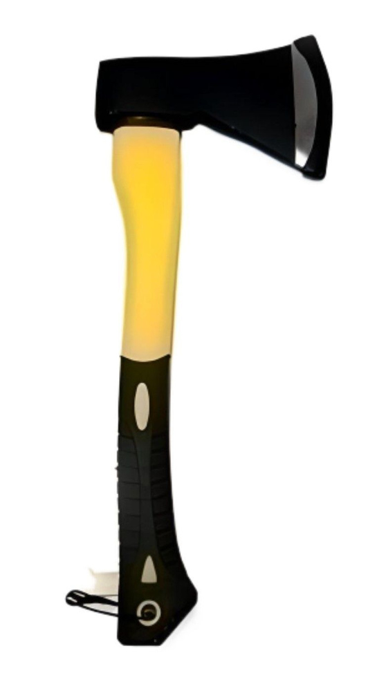 Топор BIBER Профи кованый, с фиберглассовой обрезиненной ручкой, 0.6кг  #1