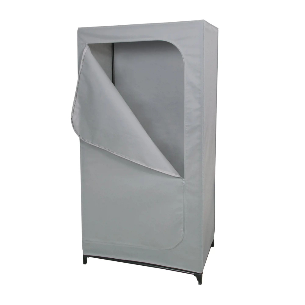 Шкаф-чехол 150x75x45 см металл цвет серый #1