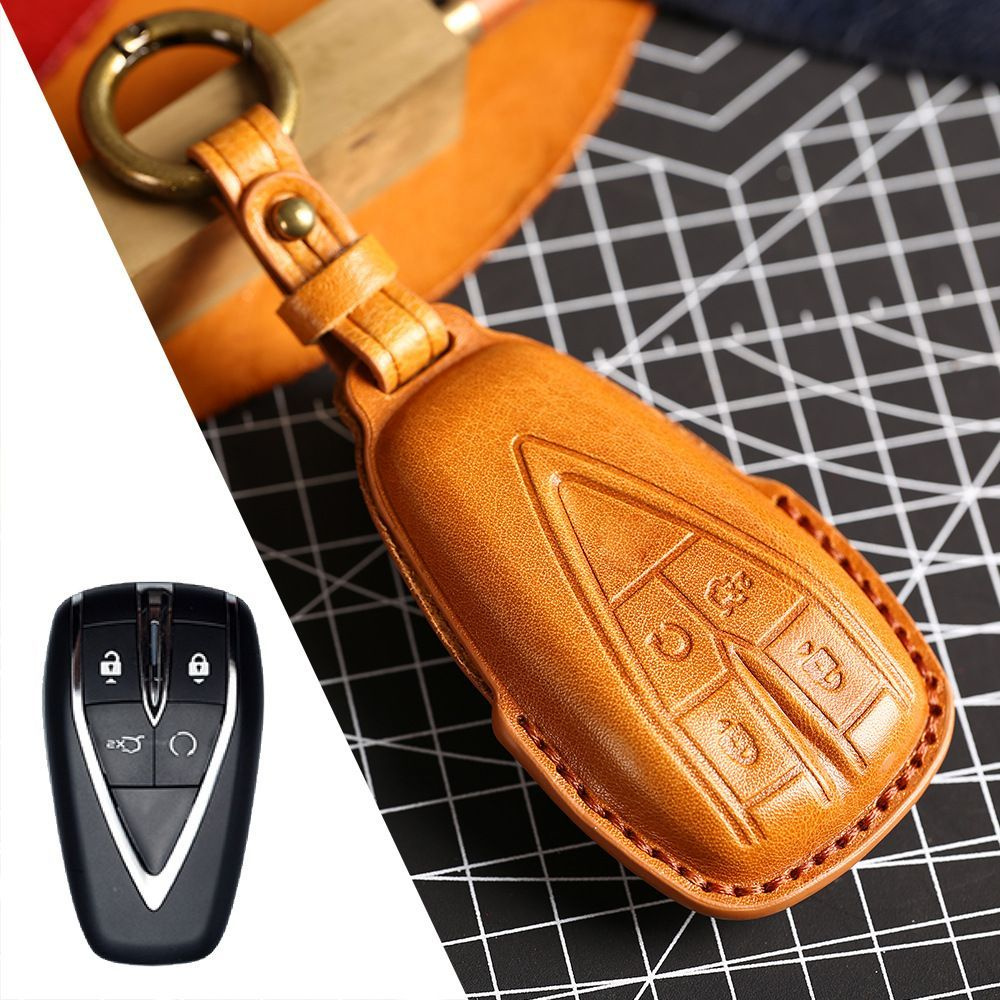 Роскошный кожаный чехол MyPads для ключей от машины Changan CS75 X7 Cs55 Cs75plus  #1